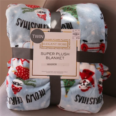 Luxury Quality Wonderful Color Coral Fleece Waffle Blanket for Couch Bed