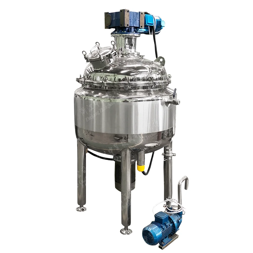 Stainless steel emulsifying equipment can be customized for processing condensed milk/emulsifying tank with vacuum pump