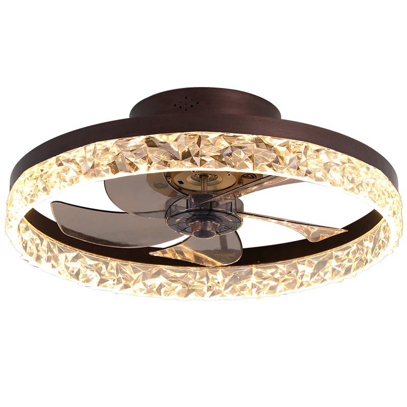 Factory Wholesale 6 Speed Loft Style Celling Led Modern Ceiling Fan With Light And Remote Control