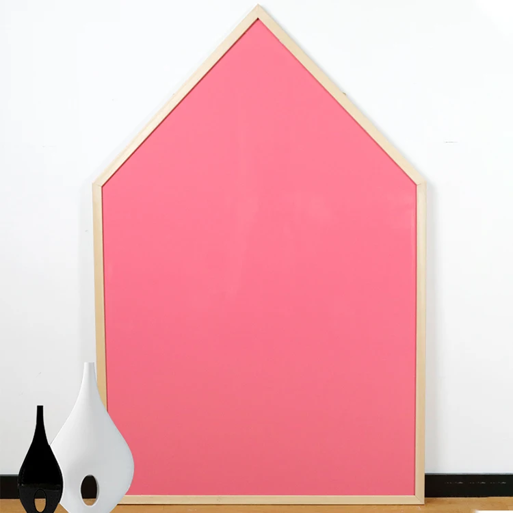 House shaped kids drawing board set magnetic drawing board for children whiteboards