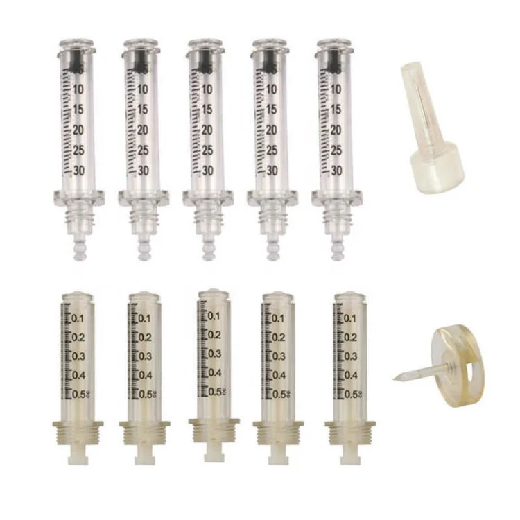 0.3ml 0.5ml Disposable Plastic Ampoule/Syringe/Needle for Hyaluronic Aicd Pen/Gun
