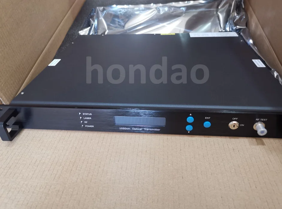 OT1500D CATV 1550nm Fiber Optical Transmitter with EDFA 20km Transmission Distance