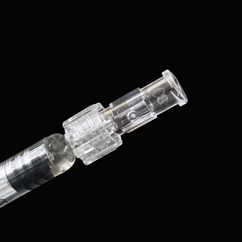individual packaging sterile threaded female luer lock syringe connector