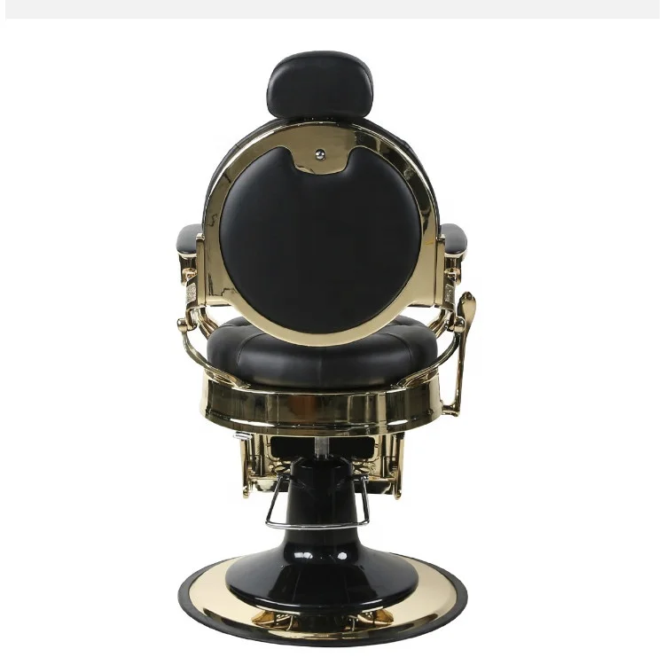 antique barber chair gold black salon chairs barber equiment wholesale factory custom chairs