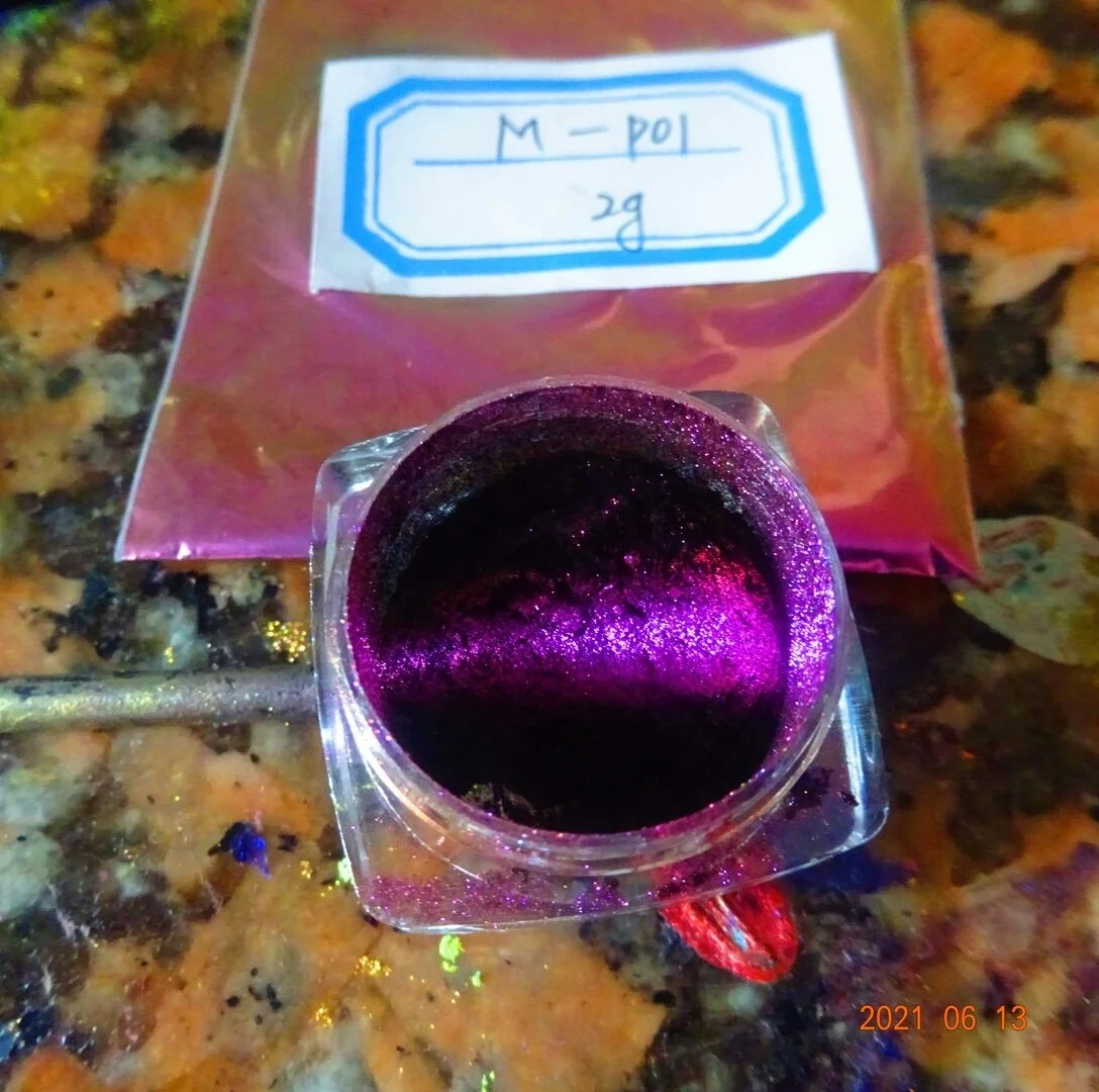 
Wholesale 5D magnetic cat eye optical chrome chameleon color shifting pigment for nail art/printing ink/paint 