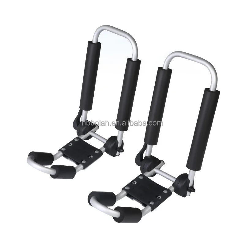 Aluminum Power coated kayak car roof rack universal carrier Paddle Canoe Surfboard Ski Board