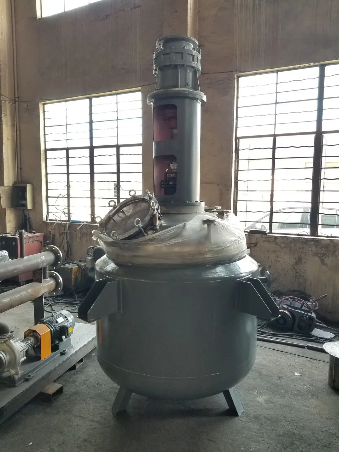 Industrial resin chemical continuous stirred tank reactor cstr