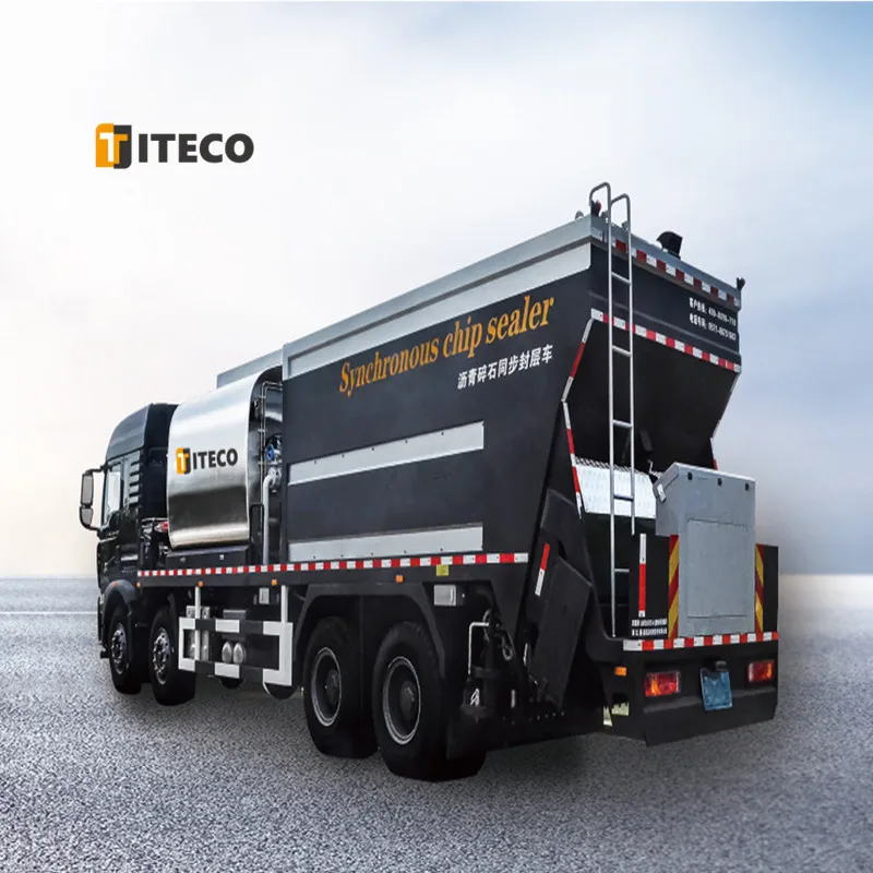 Professional LMT5311TFC Gravel & Bitumen Tank Automatic Synchronous Chip Sealer for sale