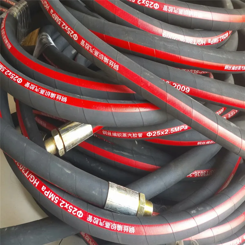 High temperature steam lines hydraulic rubber hose steam hose EPDM rubber steam hose