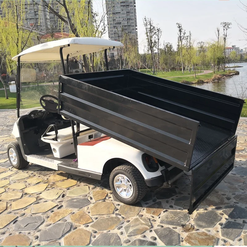 2 или 4 сиденья ГРУЗОВОЙ ЯЩИК тележки батареи или бензина утилита Гольф-кары с прицепом коробка на задней панели