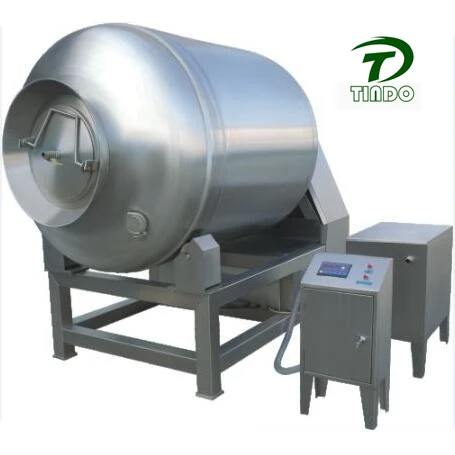 vacuum tumbler marinator with refrigerator cooling rotary tumbler machine