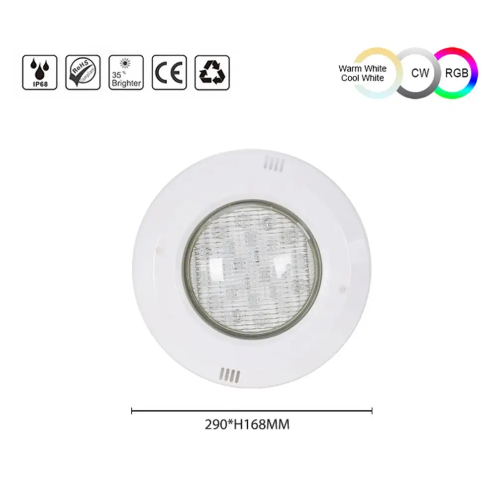 Новейший 12 Вт 18 24 Rgb В Abs Ip68 светодиодное Подводное освещение в частном режиме для бассейна