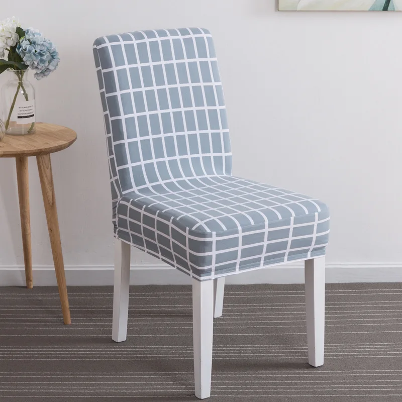  Hot Sale Plastic Stretch Dining Table Chair Covers Composite Antiskid