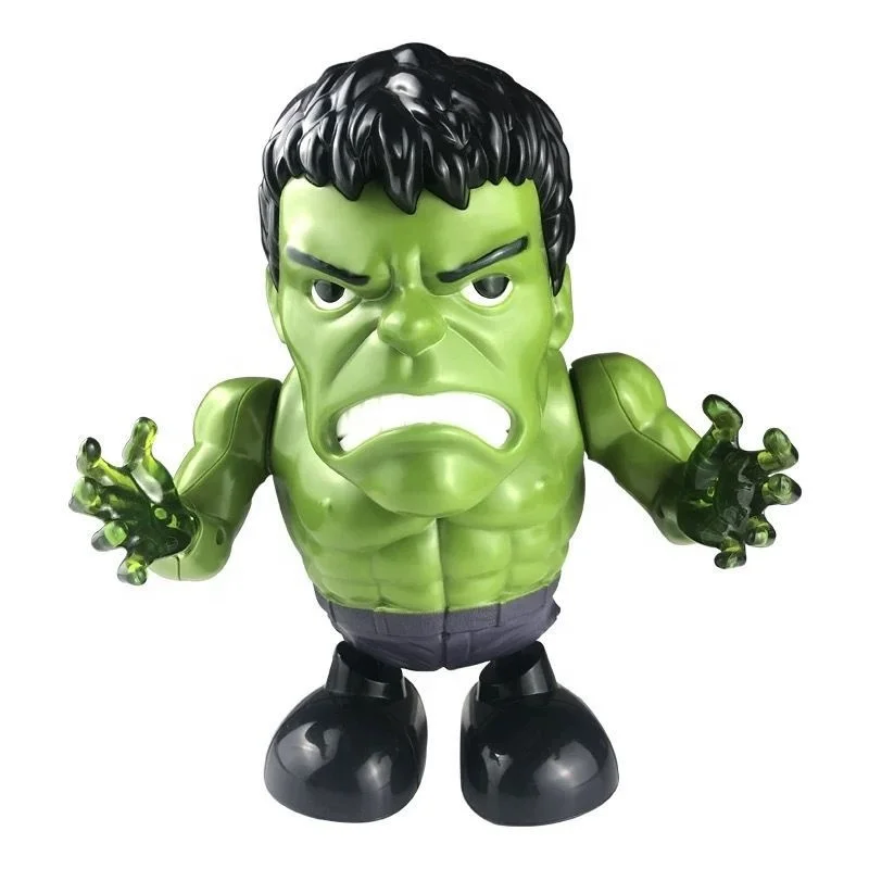 A superhero robot that can sing and dance with light music and smart toys