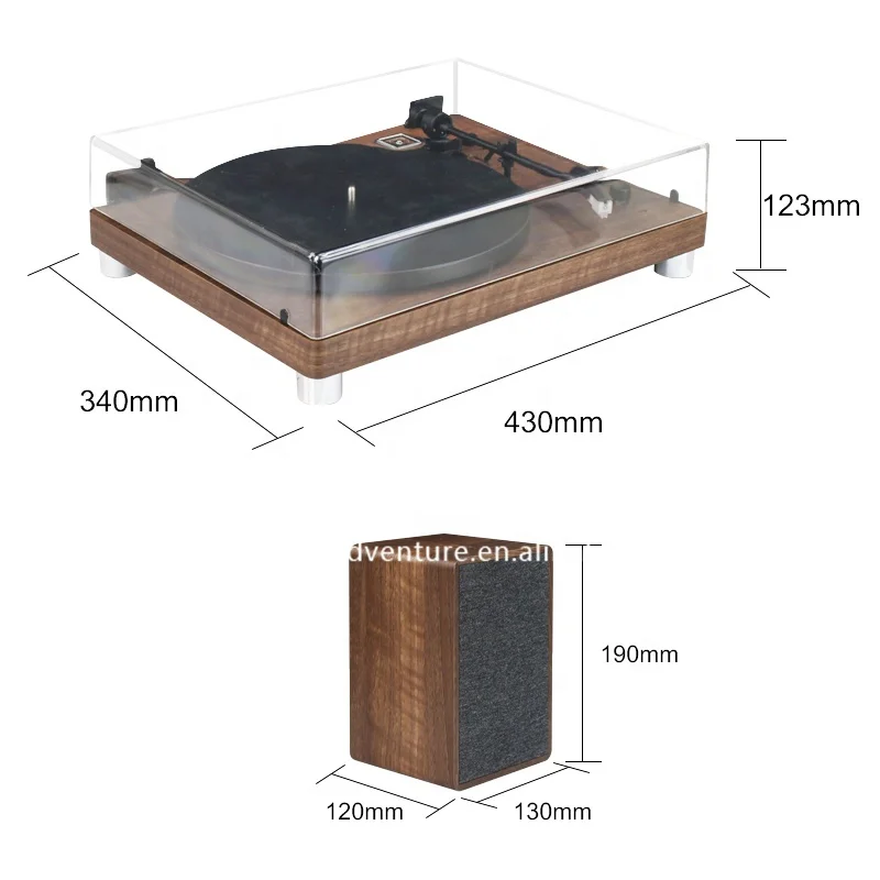 China factory Multi turntable player&vinyl player with CD Player/USB/SD Record/AUX Input/Radio/Cassette