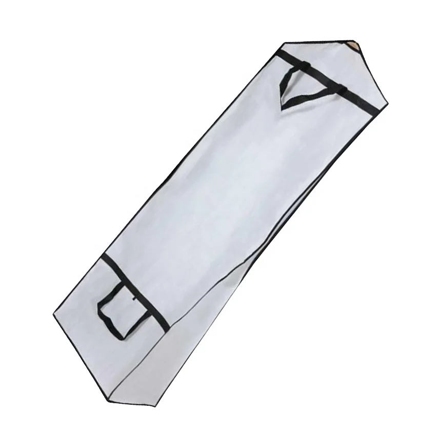 Сумка для свадебного платья, Экологически чистая Пыленепроницаемая Нетканая сумка с индивидуальным логотипом для одежды/платья