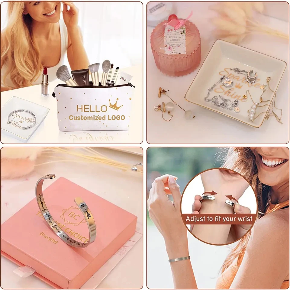 Hot Selling Beautiful Aromatherapy Spa Gift set, Beauty self care towel soap aroma bath bomb candle set, Luxury valentine gifts