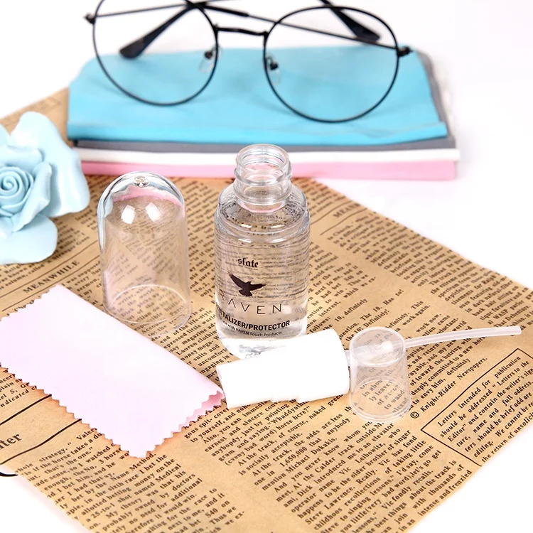 30ml Eyewear Cleaning Liquid matte transparent Glasses Lens cleaner plastic spray bottle eyewear accessories