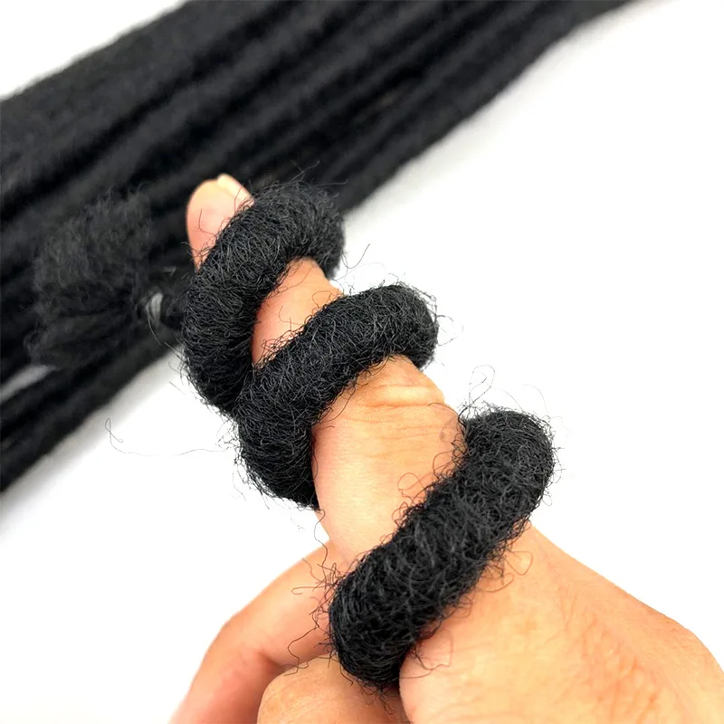 Оптовая продажа волос дреды для наращивания афро кудрявые волосы Remy Dreadlocks косички
