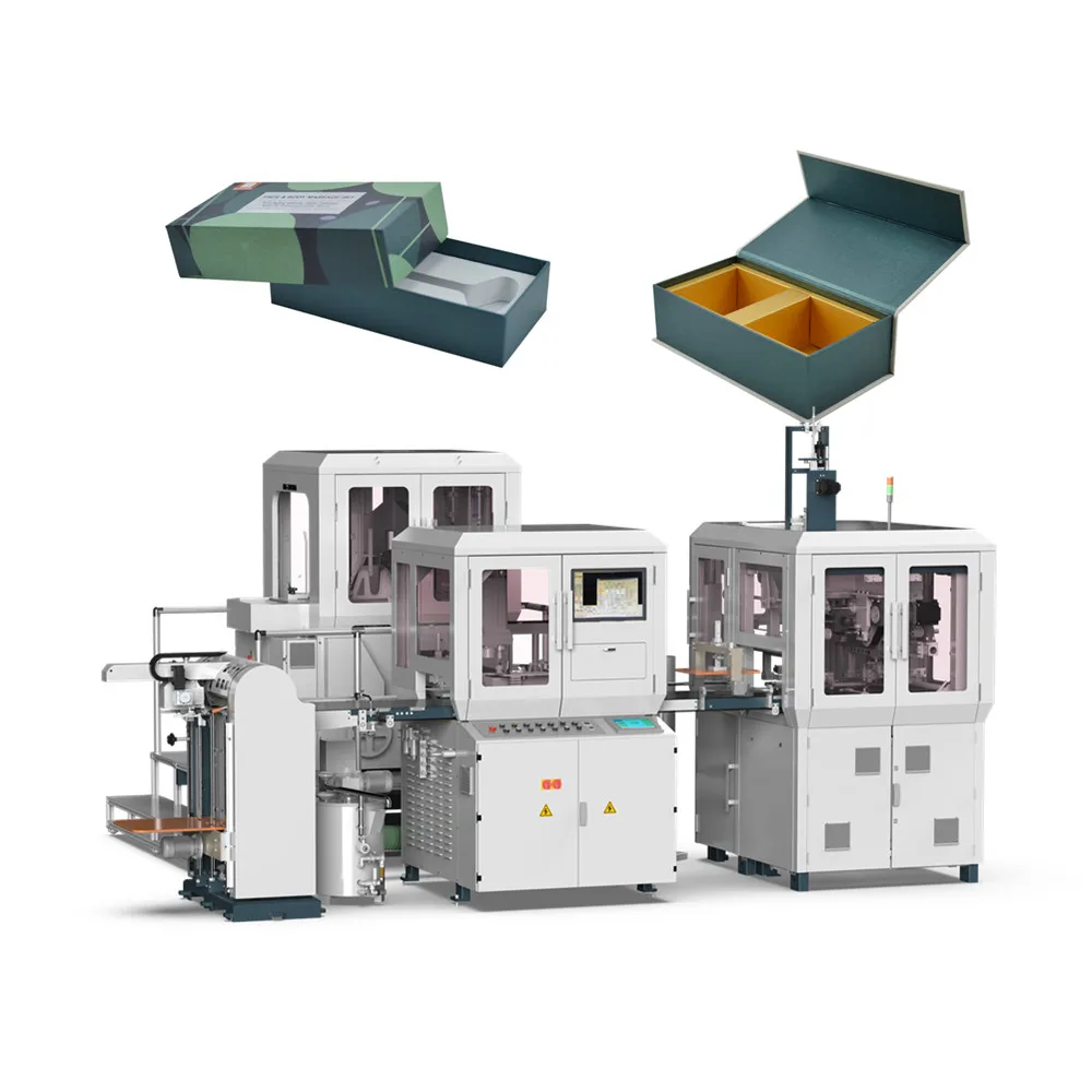 2020 Hot Selling Factory with High Speed and Good Quality HM-ZD350A Automatic Jewelry  Box Making Machine