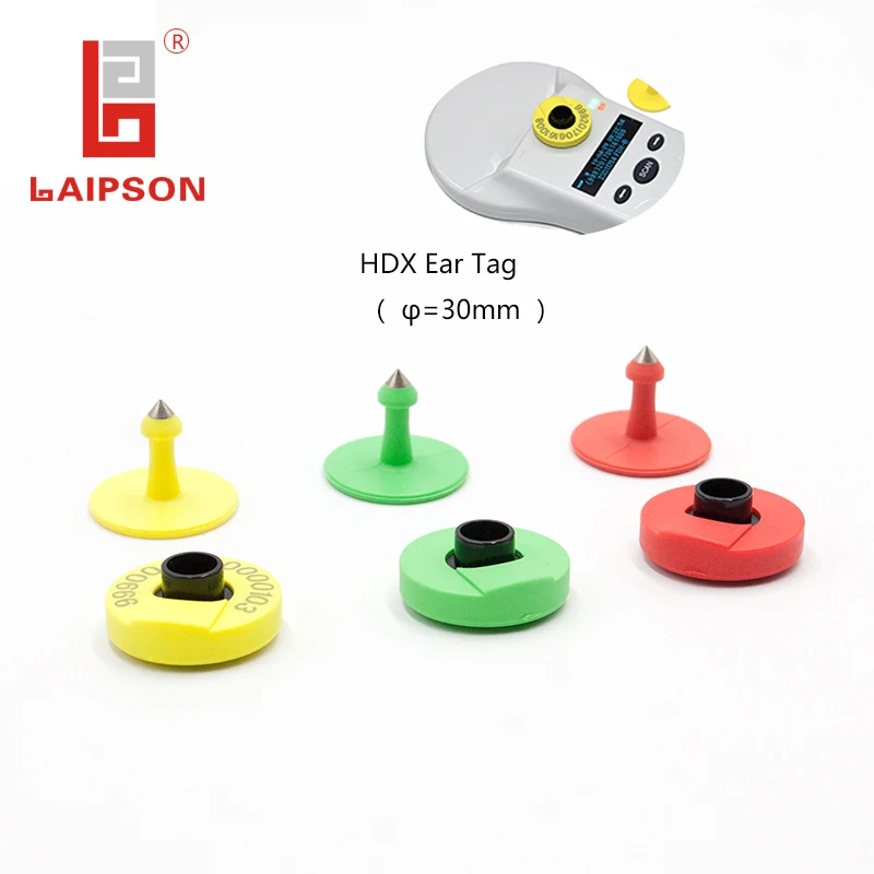 1342.khz Button EarTag HDX /FDX RFID Cattle Ear Tags