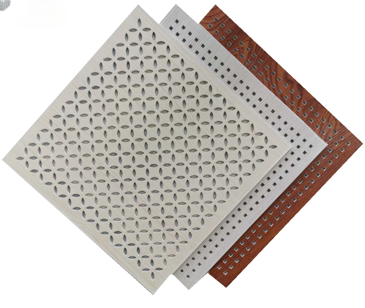 Panel Drywall Gypsum Plasterboard Aluminium Tiles Acoustic Ceiling Material Perforated Gypsum Tiles