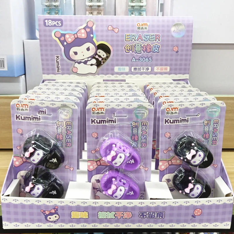 Linda New products are selling well Cartoon Eraser Cinnamoroll slipper Eraser cartoon Cute Anime Pencil Eraser