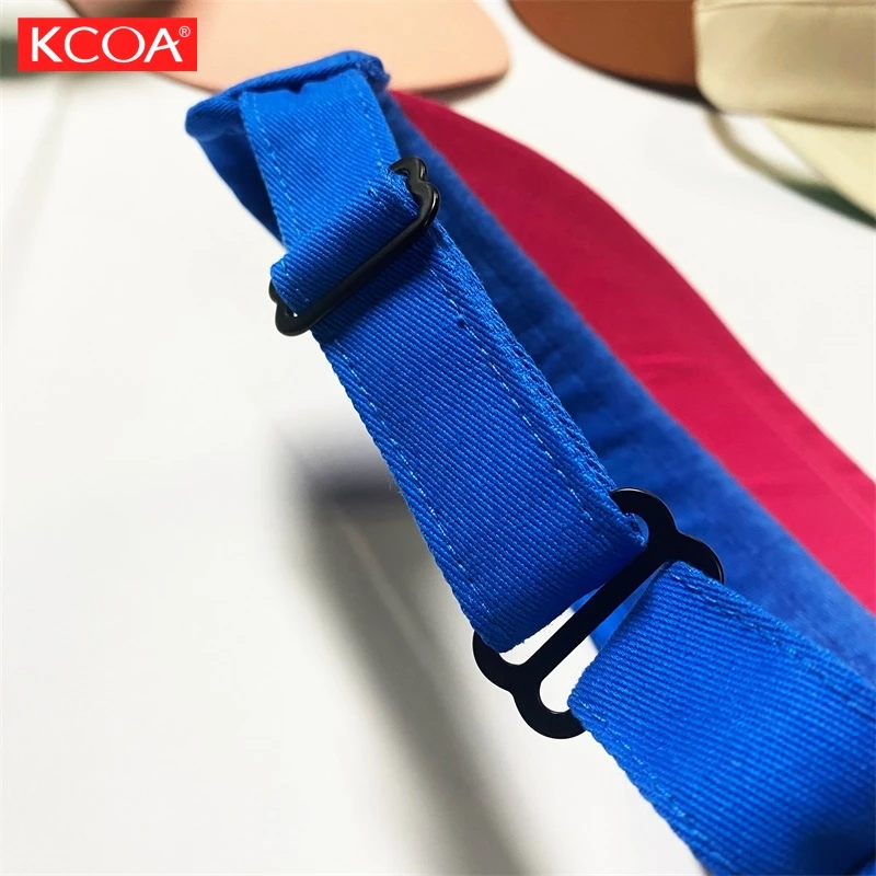 Custom 3D Embroidery Sun Sports Cotton Plain Visor Outdoor Tennis Golf Adjustable Sun Visors Hats For Women Men