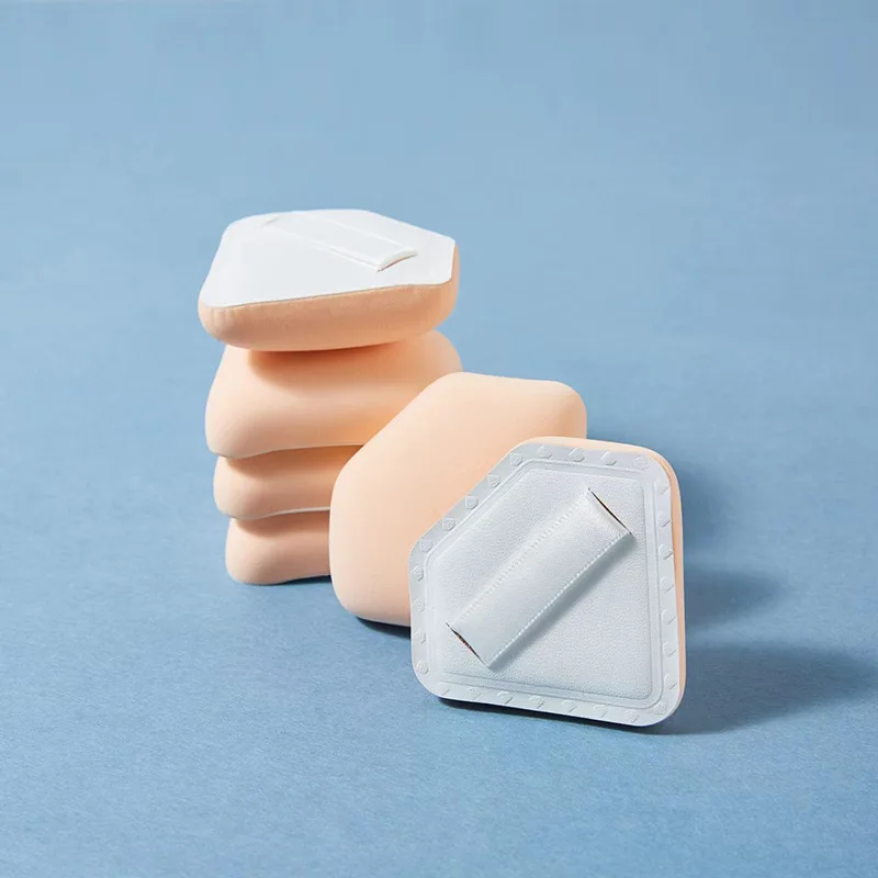 AWK Hot Selling Makeup Tools Air Cushion Sponge Oversized Thick Diamond Shape Dry Powder Puff Blending Makeup Sponge with Logo