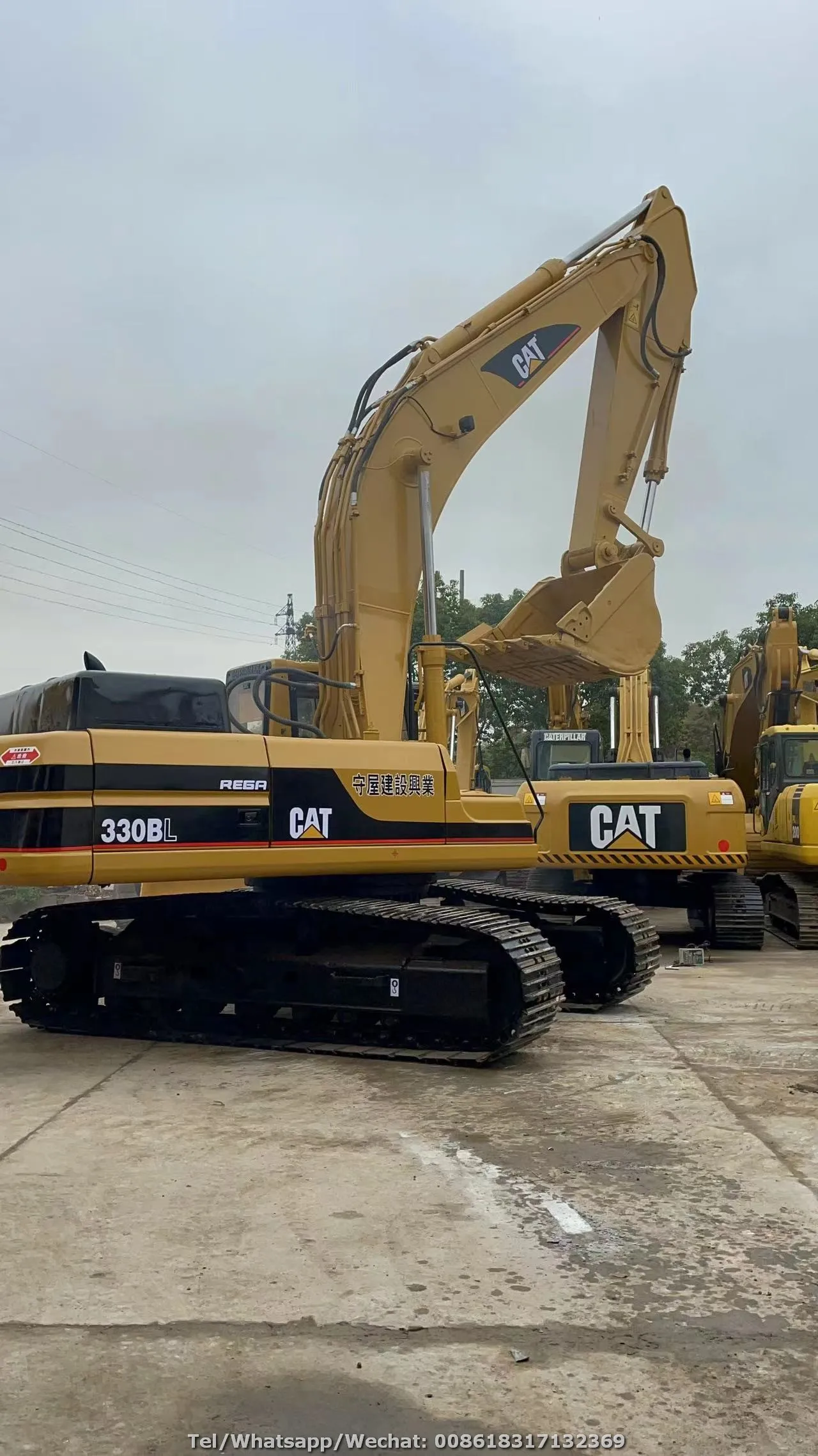 Подержанный экскаватор Cat 330BL 30 тонн 33-тонный для тяжелых шахт подержанный гусеничный 20
