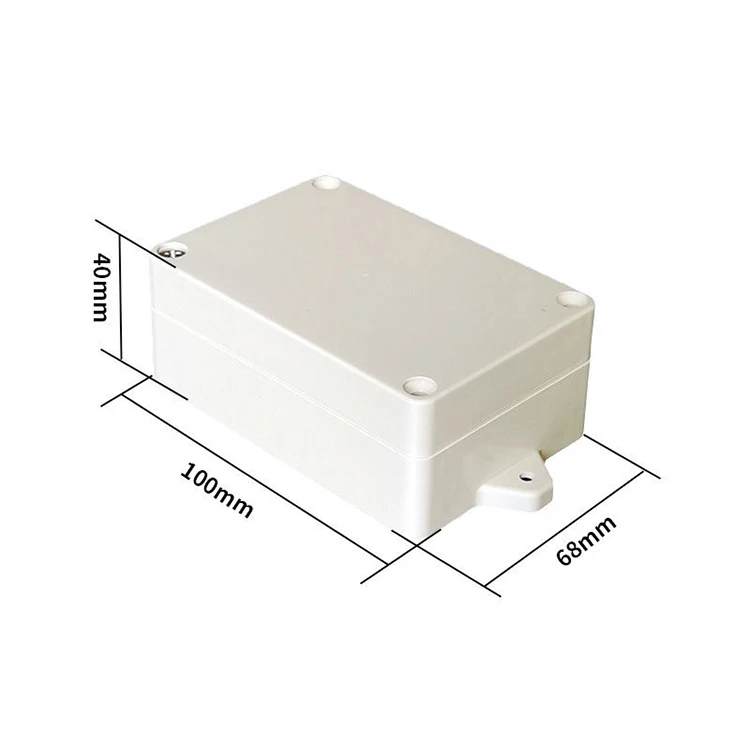 100x68x40mm Huimeng Factory Prices PVC ip 65 Electrical Distribution Box PV System Array Junction Box with ear for Solar Panel