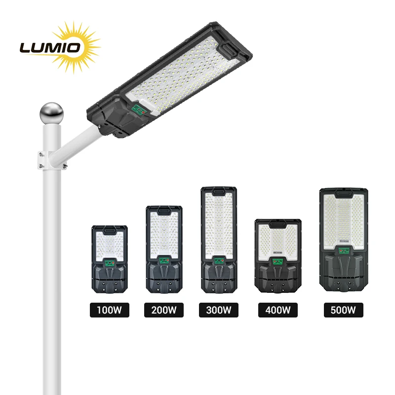 Outdoor Lighting Manufacturer Waterproof Solar Street Lamp Streetlight Intergrated 500w Solar Led Street Light With Panel