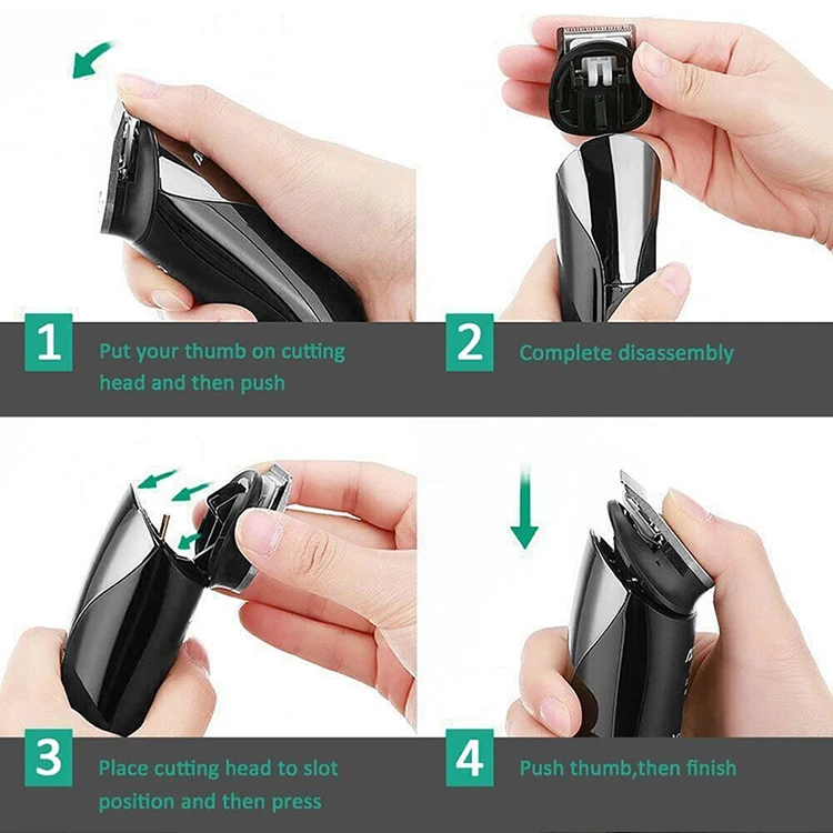 Professional Electric Rechargeable Nose and Ear Hair Trimmer Shaver Temple Cut Personal Care Tools For Men