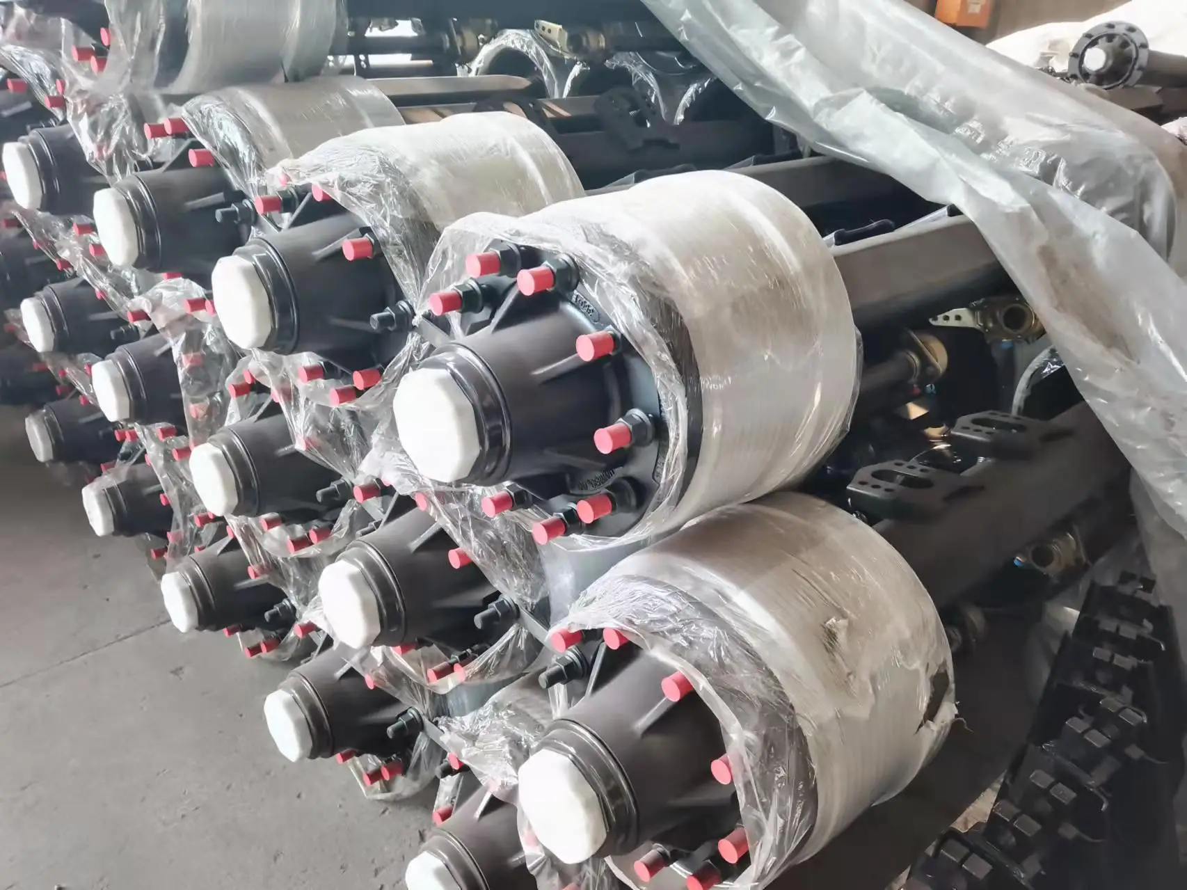 Semi trailer axle 16T German type BPW axles by China manufacturer