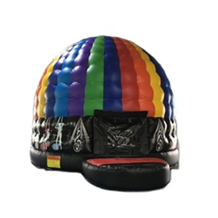 Party Bouncy Castle 0.55MM PVC Inflatable Disco Dome For Sale