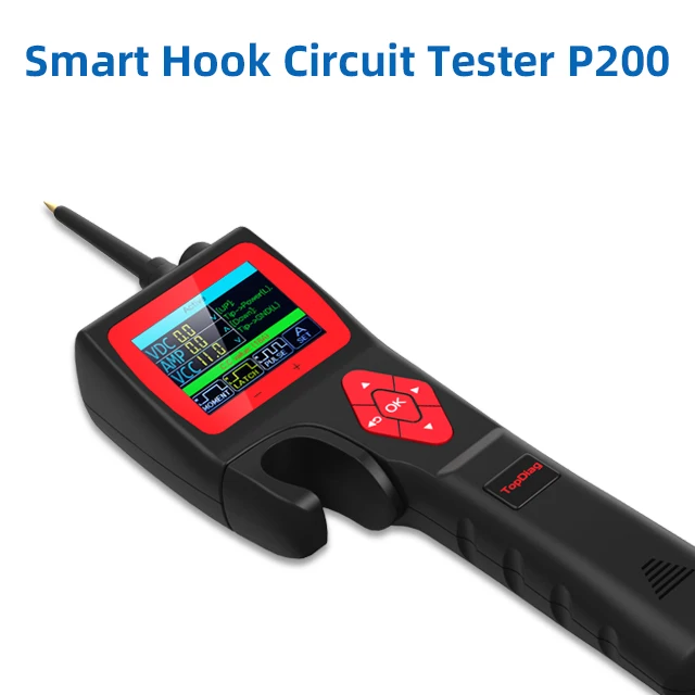 Probe Powerful Diagnose Vehicle Electrical System P200 JDiag Smart Circuit Tester Oscilloscope function Injector test