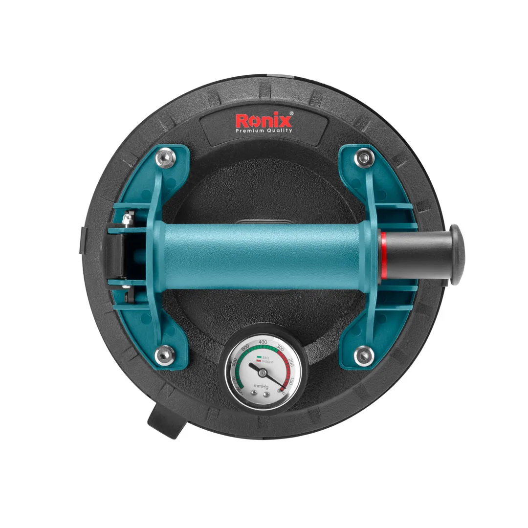 Ronix vacuum suction cup RH-9933 hand-held vacuum pump suction cup glass vehicle handle sucker with air pressure display