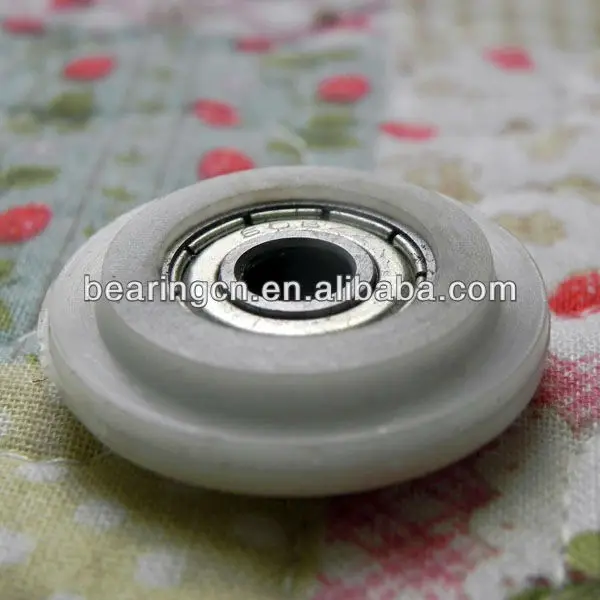 YCZCO POM sliding wardrobe wheels rollers pom sliding roller for sliding gate nylon rollers