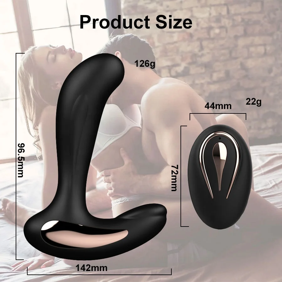 Amazon Trending Body Safe Silicone anal vibrator with remote control prostate massager sex toy for male men women