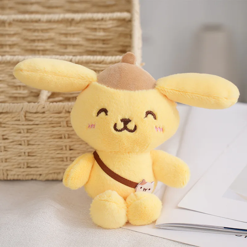 Top Selling Sanrioed Storage Bag Keychain Creative Plush Big-eared Dog Coin Purse Doll Pendant Small Gifts Car Key Ring Gifts