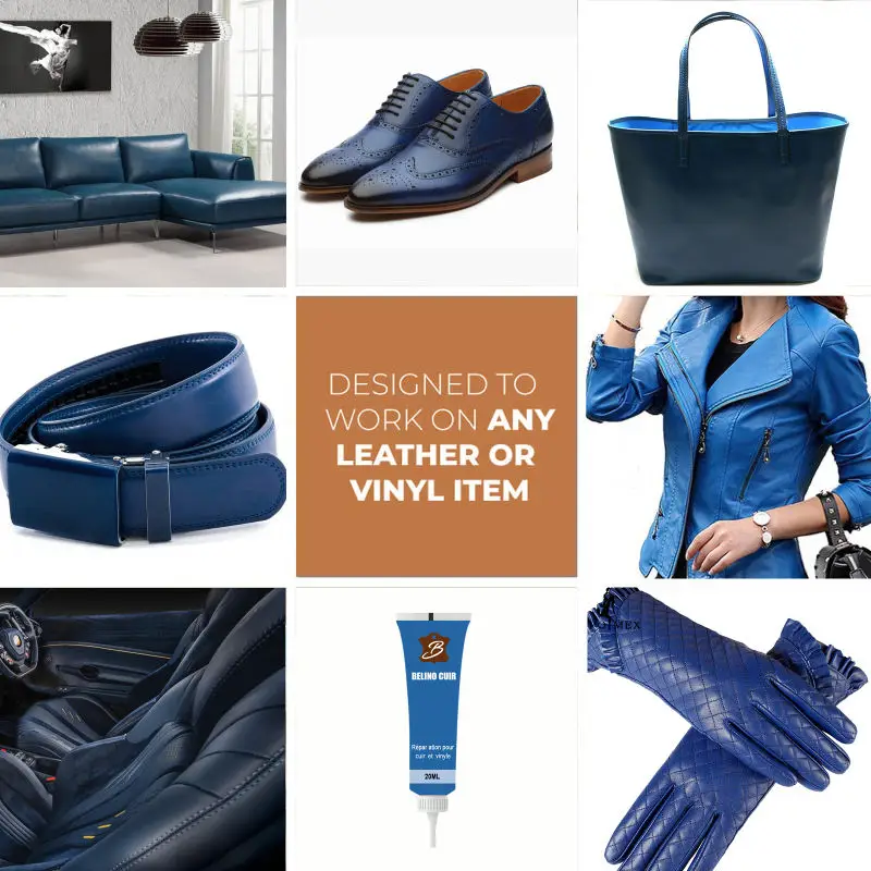 C0795 20ml Leather Repair Gel Car Seat Home Leather Complementary Color Repair Refurbishing Cream Paste Leather Cleaner X4P7