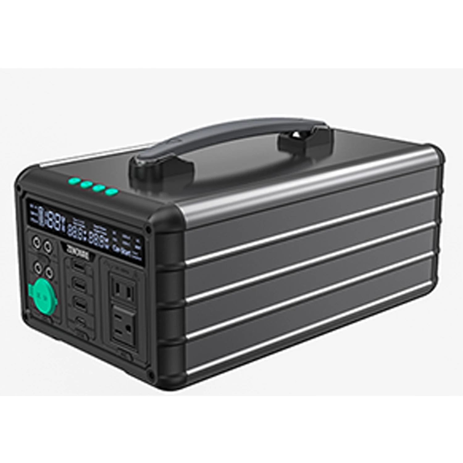 Backup Battery Power Station 1000W, 1016Wh Quiet Power Supply 9 Output Emergency Generator For Camping, Home, Outdoors