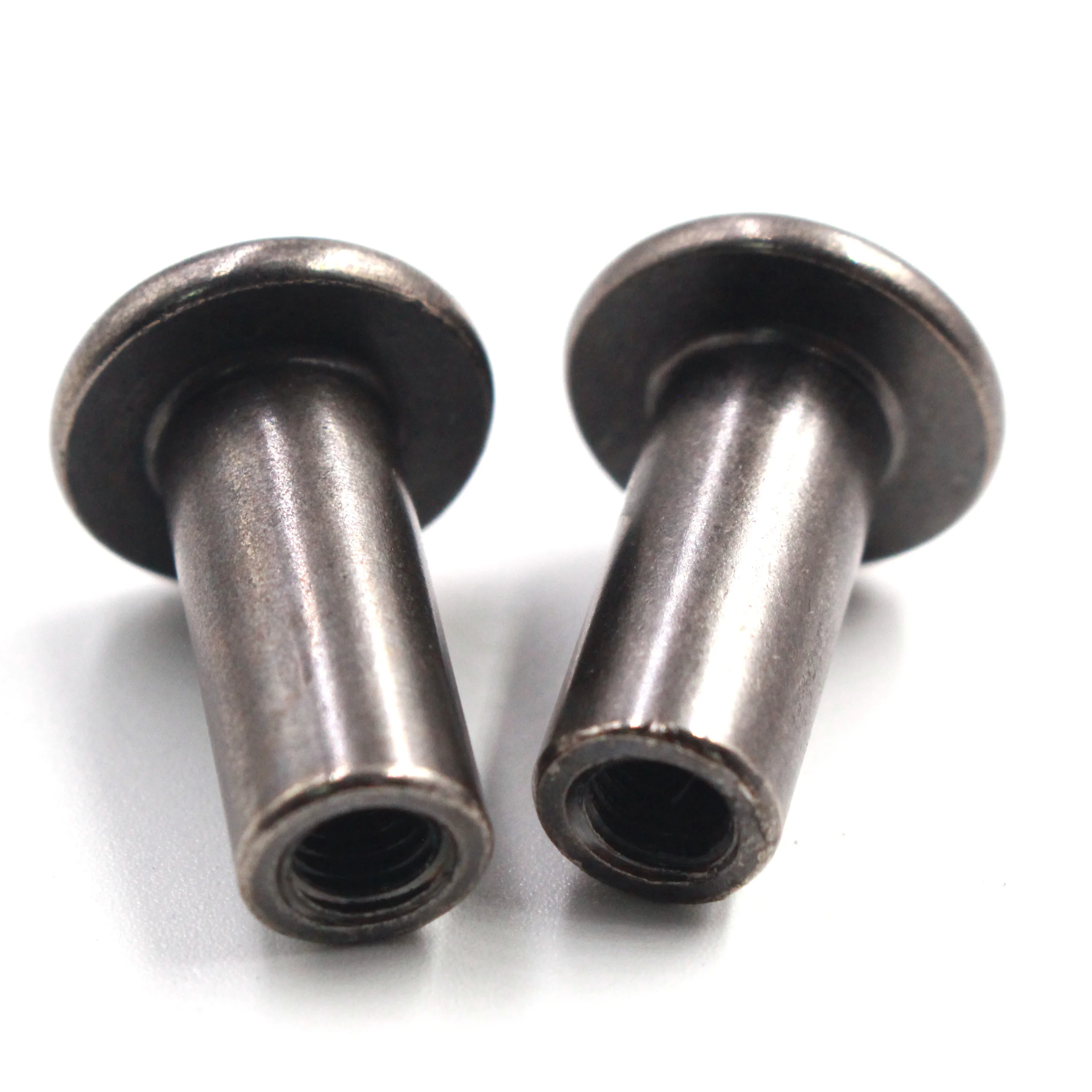 M5x18.4 Custom Special Carbon steel Nuts Black nickel Hexagon Socket  Blind Nut sleeve  Barrel  Nut