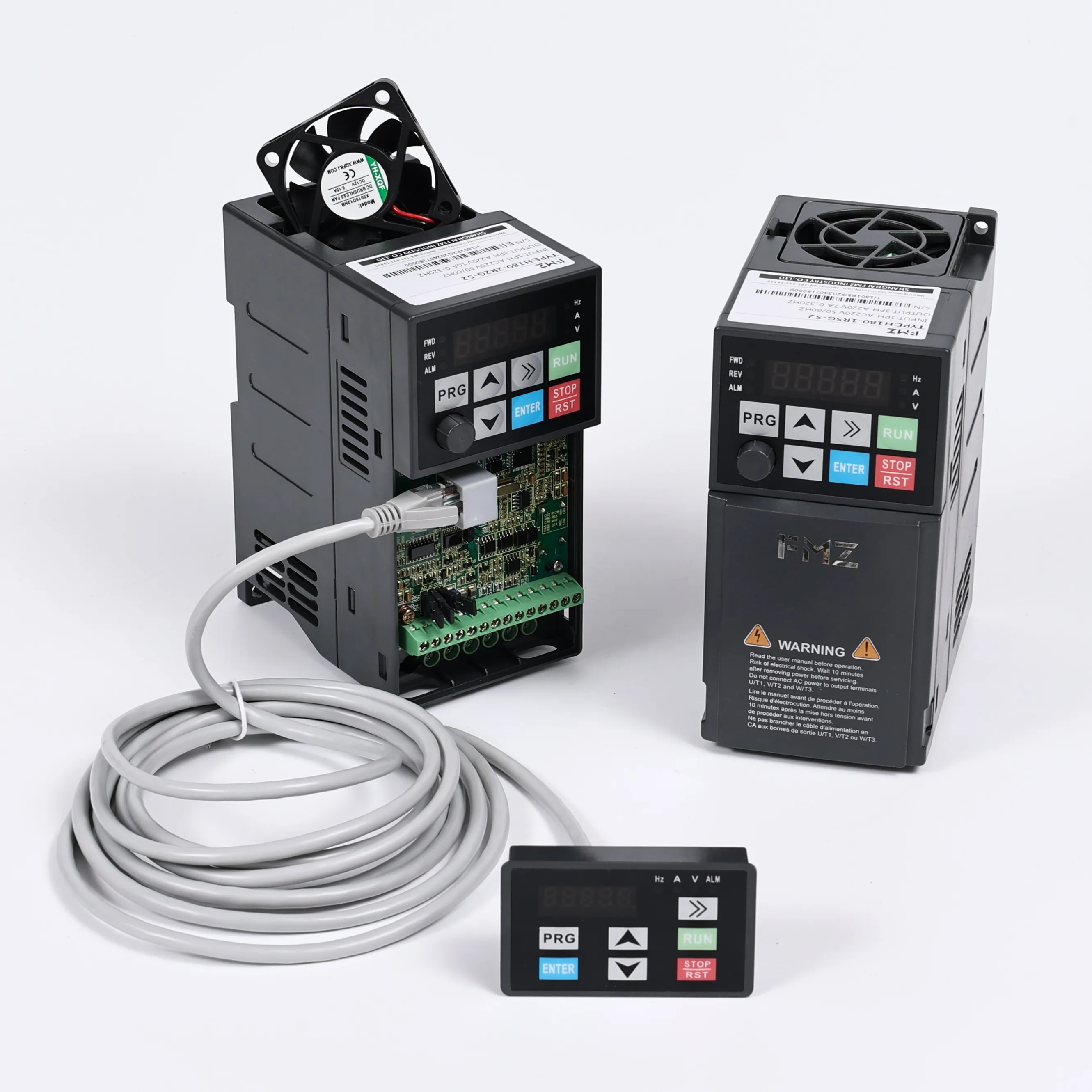 Мини vfd H180 220 В 0 2 кВт 4 1-фазный до 3-фазный PMSM мотор водяной Насос привод для двигателя