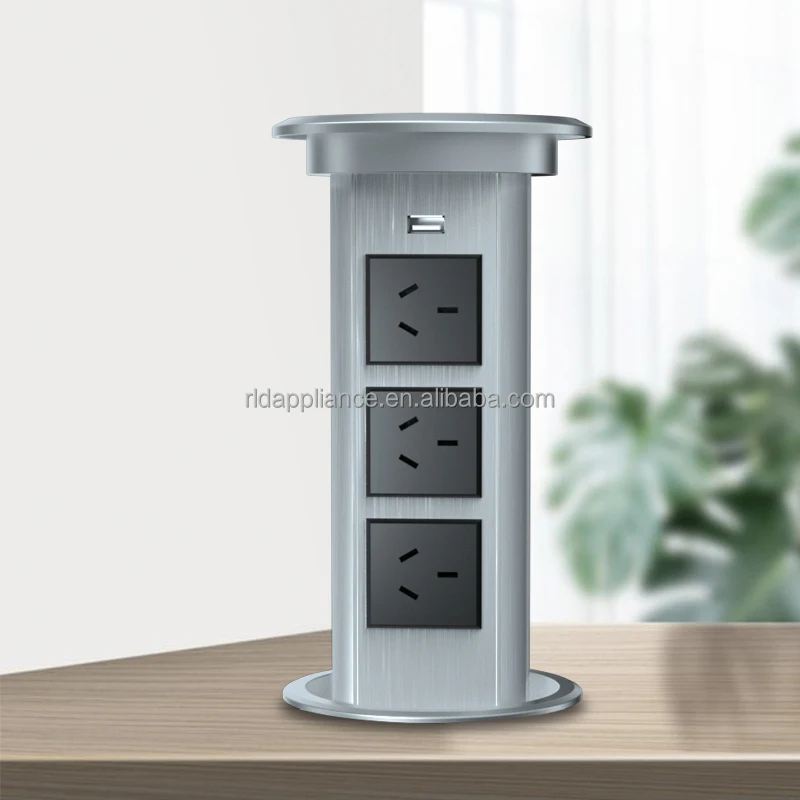 Motorized Extension Pop Up Power Socket Kitchen Pop Up Socket Electrical Outlets