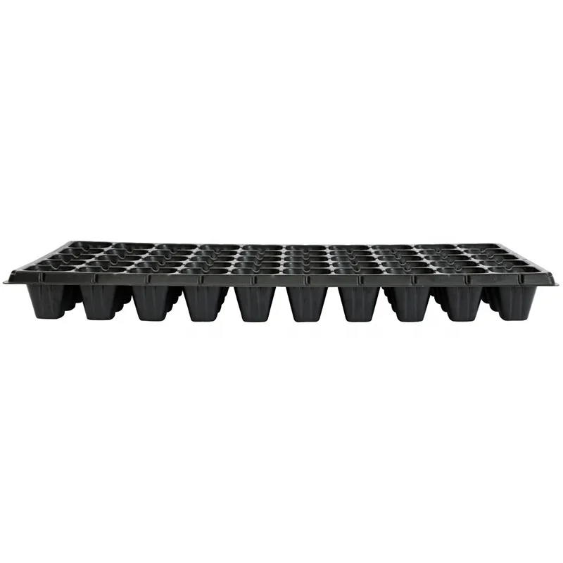 Plastic Nursery  Factory Price 72 Cell Seedling Trays Plastic PS Outdoor Plant Seeding Tray
