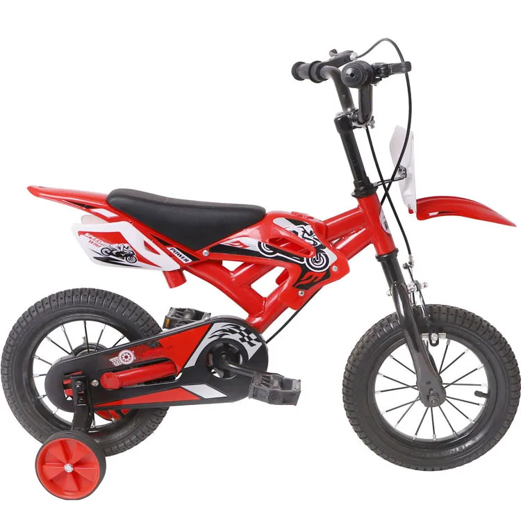 Factory outlet price 12 14 16 18 inch motor bike for kid ride on toy child bicycle cool dirt cycling baby motorcycle with music