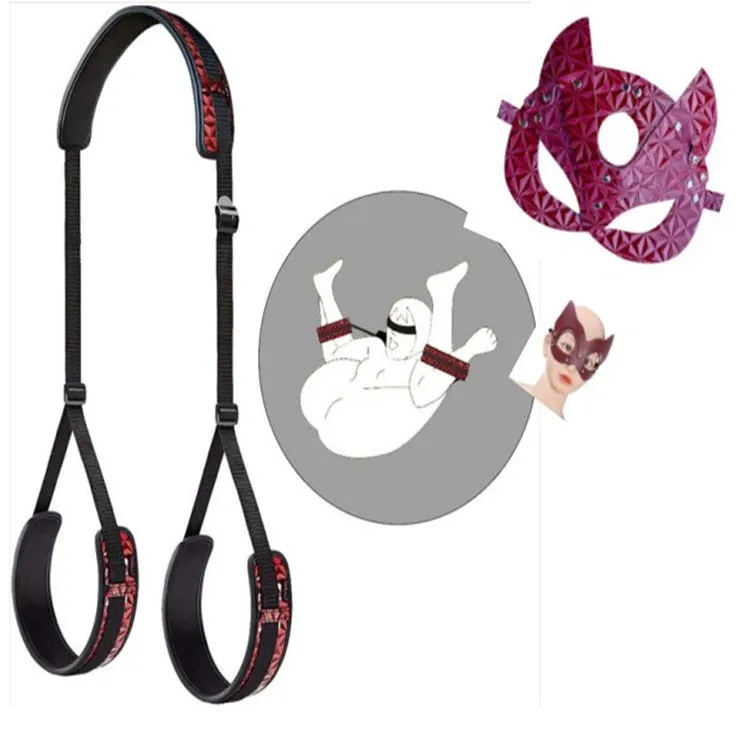 SHEYAY Sex Neck Position Tied Rope Thigh Hand Leg Neck Bondage Kits Body Restraints Neck Bondage Kits Body Restraints