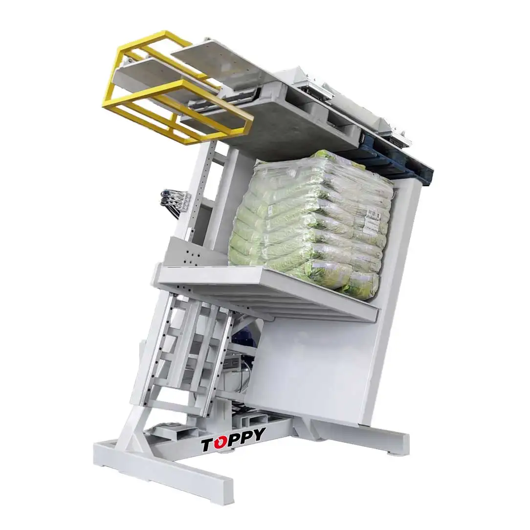 Patented Pallet Inverter, Pallet changer, Pallet Exchanger for cosmetic industries capacity of 1500 kg