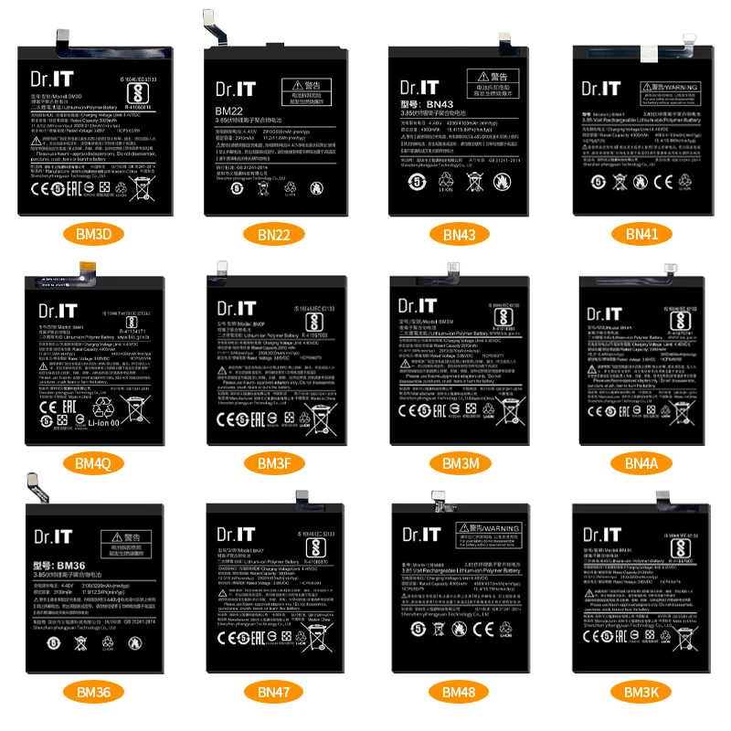
Dr IT Cell Phone Batteries 100% Brand New Custom China Mobile Phone Battery For Redmi K30pro Battery BM4Q 